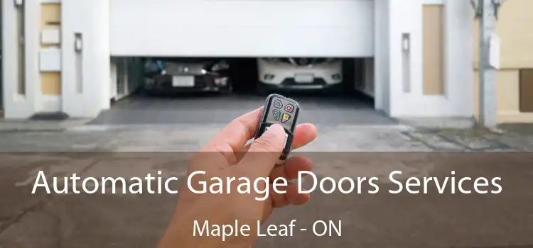  Automatic Garage Doors Services Maple Leaf - ON