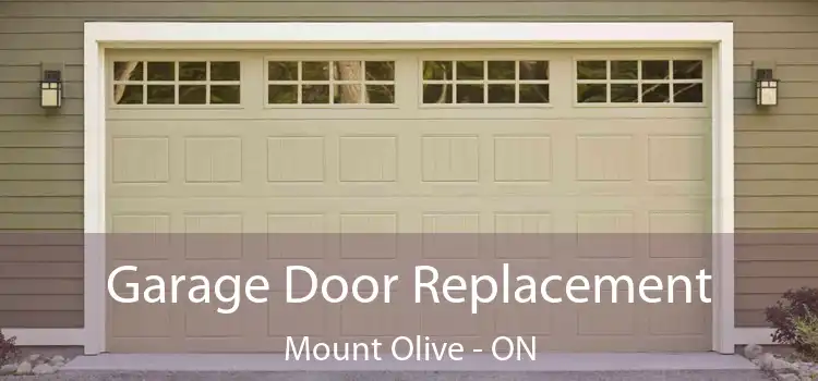  Garage Door Replacement Mount Olive - ON