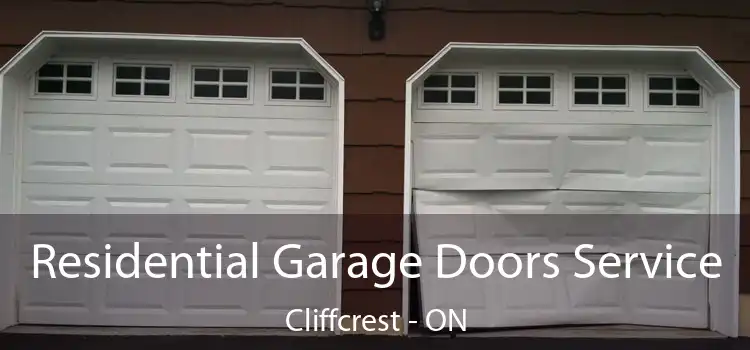  Residential Garage Doors Service Cliffcrest - ON