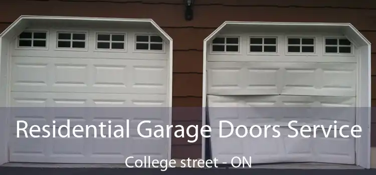  Residential Garage Doors Service College street - ON