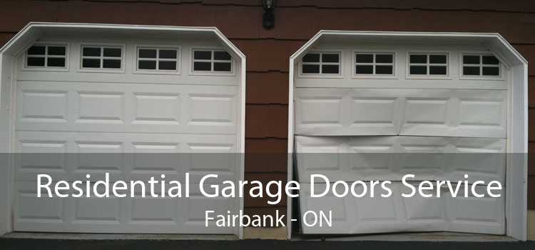 Residential Garage Doors Service Fairbank - ON