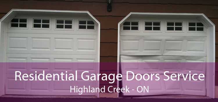 Residential Garage Doors Service Highland Creek - ON