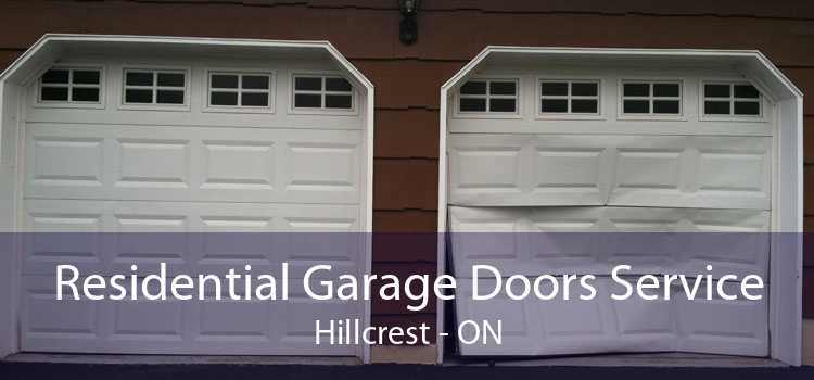 Residential Garage Doors Service Hillcrest - ON