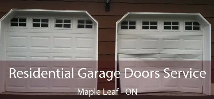  Residential Garage Doors Service Maple Leaf - ON