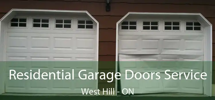  Residential Garage Doors Service West Hill - ON