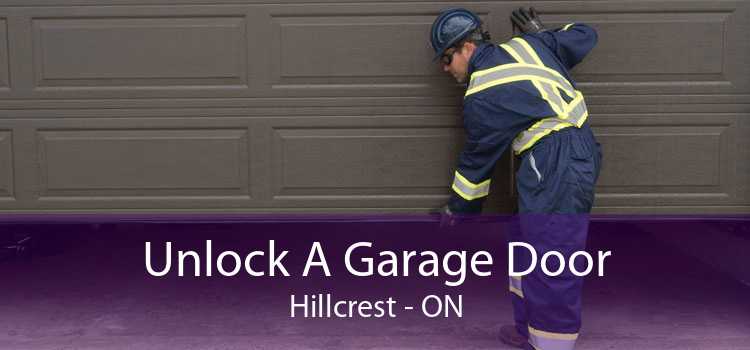 Unlock A Garage Door Hillcrest - ON