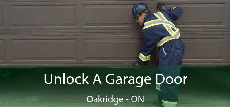  Unlock A Garage Door Oakridge - ON